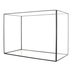 Timeless Glass Decorative Bowl With Metal