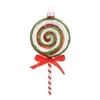 Traditional Lolly Christmas Ornament | Glass | 14 Cm