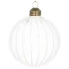 Transparent Christmas Bauble With Lines
