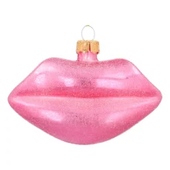 Trendy Pink Lips Ornament