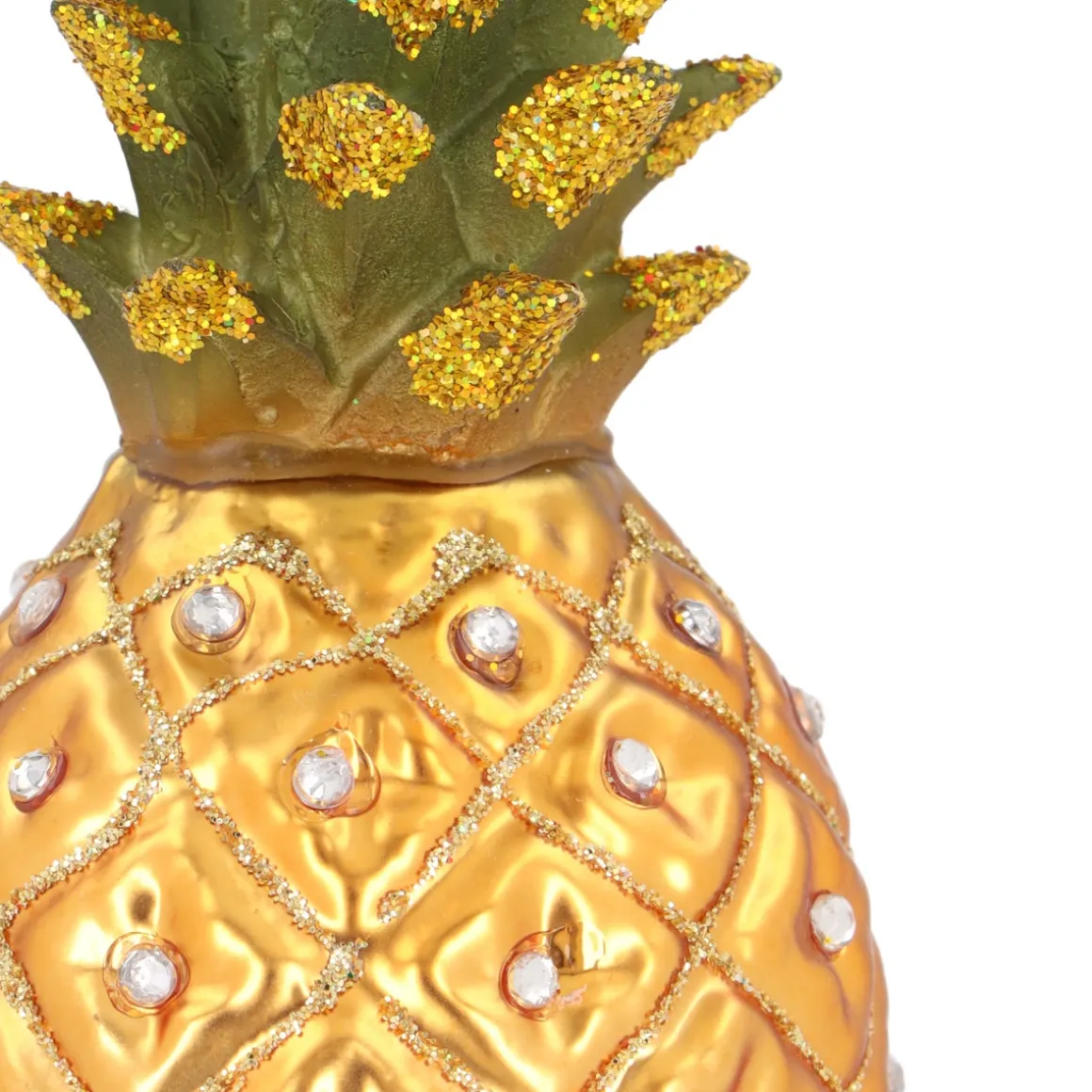 Tropical Pineapple Ornament With Luxurious Details