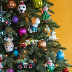 Unicorn Cupcake Christmas Ornament | Glass | 11 Cm