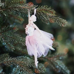 Unique Christmas Hanger Ballerina With Tutu 18cm White