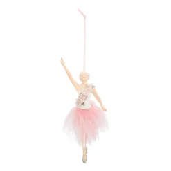 Unique Christmas Hanger Ballerina With Tutu 18cm White