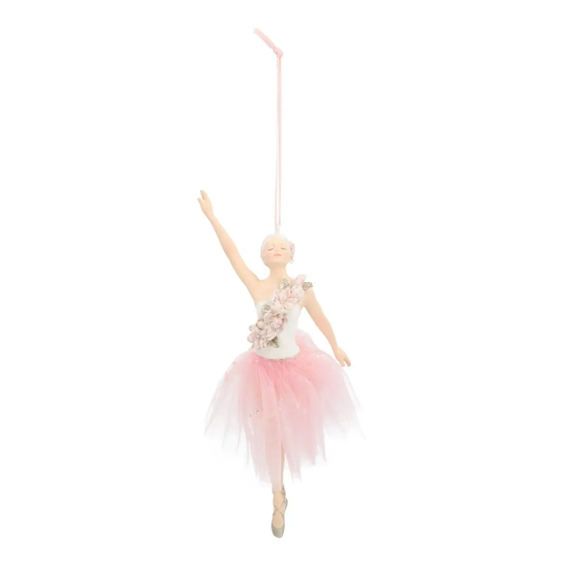 Unique Christmas Hanger Ballerina With Tutu 18cm White