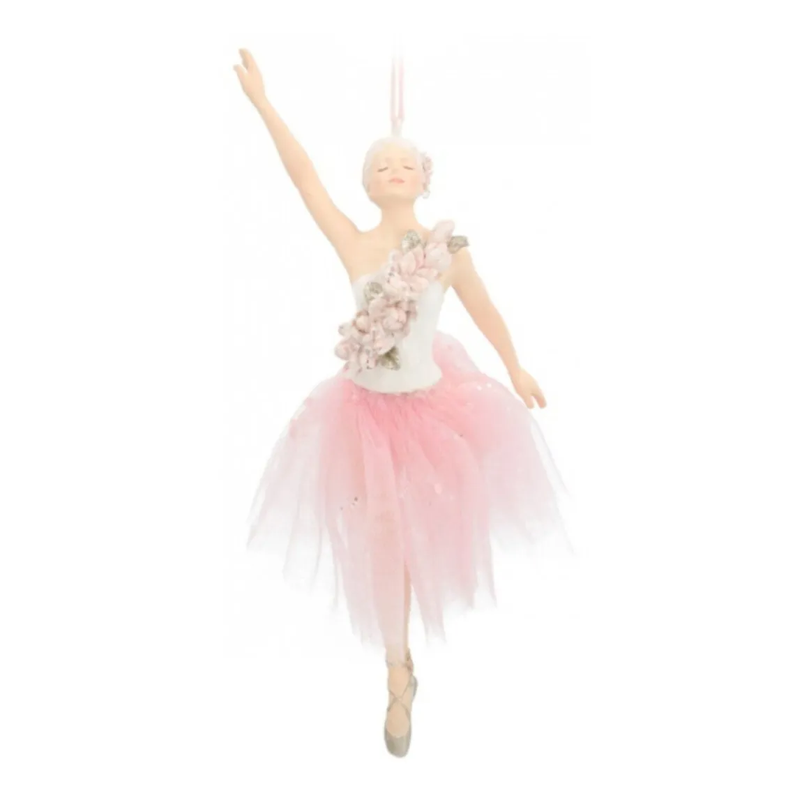 Unique Christmas Hanger Ballerina With Tutu 18cm White