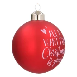 Unique Glass Christmas Bauble 