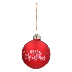 Unique Glass Christmas Bauble