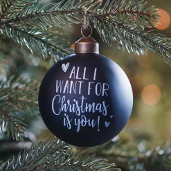 Unique Glass Christmas Bauble