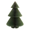 Warm Green Paper Glitter Christmas Tree