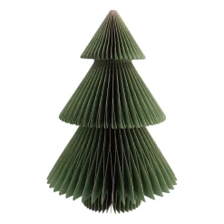 Warm Green Paper Glitter Christmas Tree