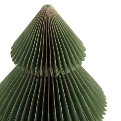 Warm Green Paper Glitter Christmas Tree