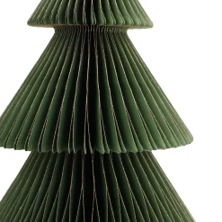 Warm Green Paper Glitter Christmas Tree