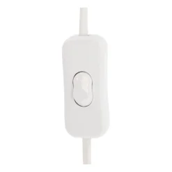 White Cable For Paper Star Lantern E14 Socket 3,5 M