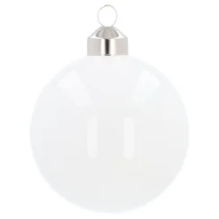 White Christmas Bauble 'Calories Don't Count'