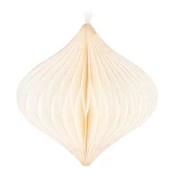White Paper Christmas Ornament 8 Cm