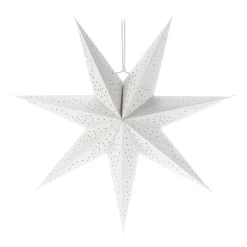 White Paper Decoration Star 45 Cm