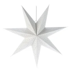 White Paper Decoration Star 60 Cm