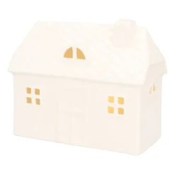 White Porcelain House With LED Light