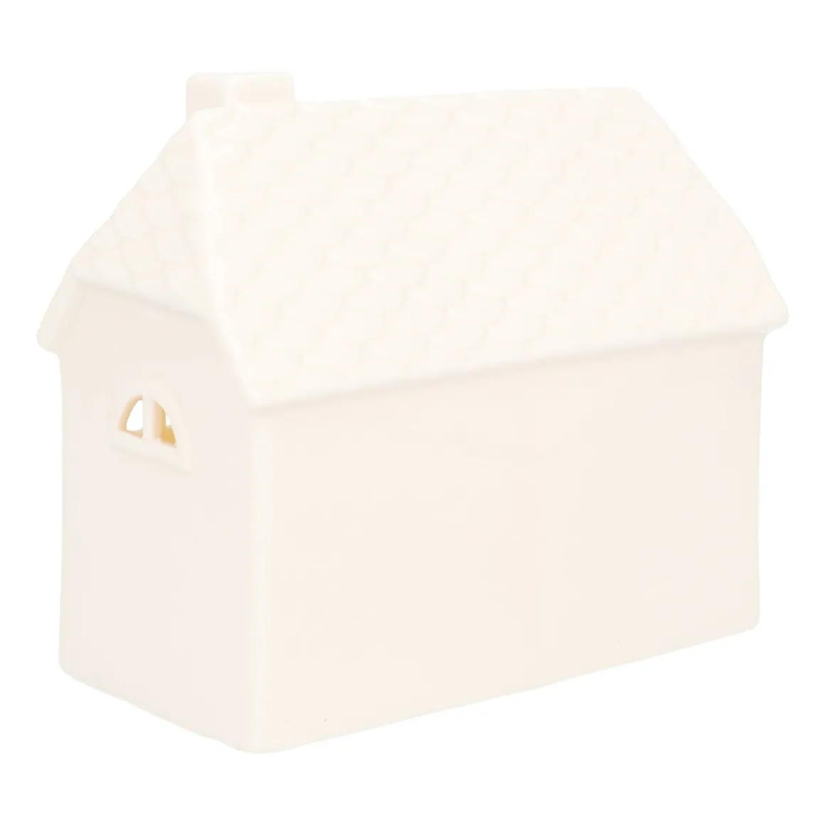 White Porcelain House With LED Light