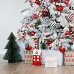 White Porcelain House With LED Light