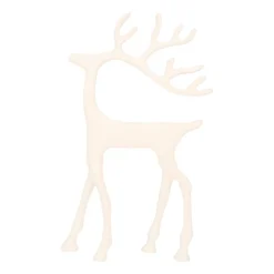 White Reindeer With Elegant Antlers