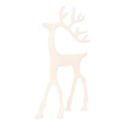 White Reindeer With Elegant Antlers