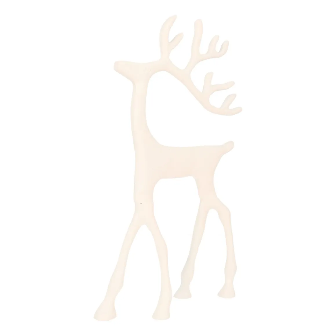 White Reindeer With Elegant Antlers