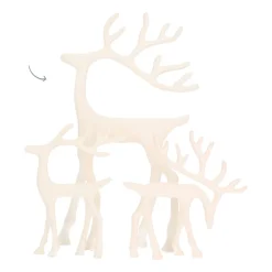 White Reindeer With Elegant Antlers