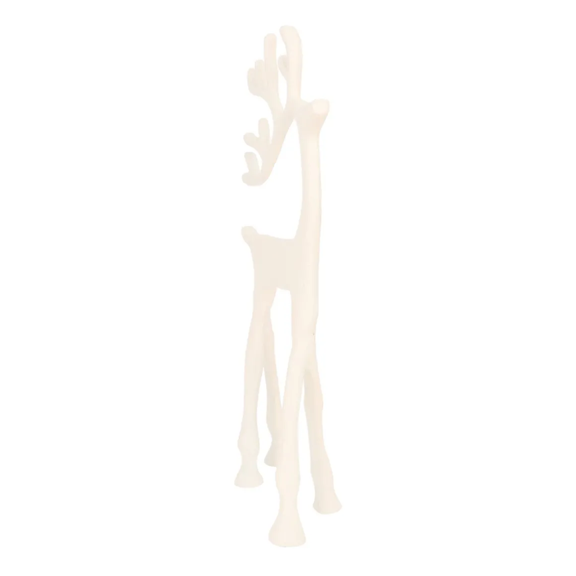 White Reindeer With Elegant Antlers