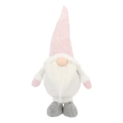 Winter Pink Gnome With Flexible Hat