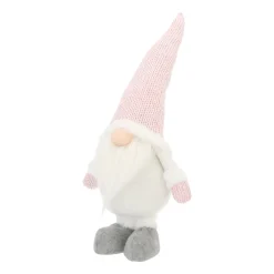 Winter Pink Gnome With Flexible Hat