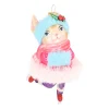 Winter Rabbit With Skates Ornament