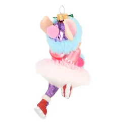 Winter Rabbit With Skates Ornament