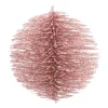 Wire Christmas Bauble 8 Cm Pink