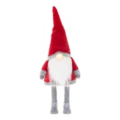 Wobbling Red Gnome With LED Nose