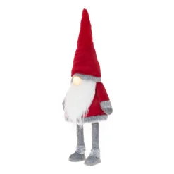Wobbling Red Gnome With LED Nose