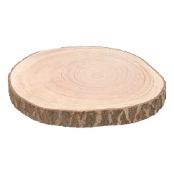 Wood Log Slice 34cm