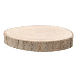 Wood Log Slice 23cm