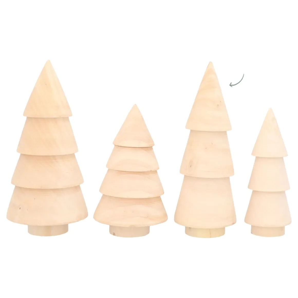 Wooden Christmas Tree For (table) Decoration