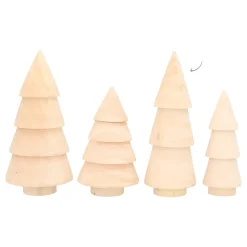Wooden Christmas Tree For (table) Decoration