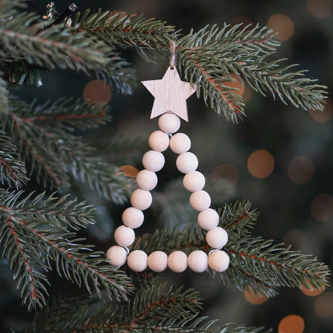 Wooden Christmas Tree Ornament