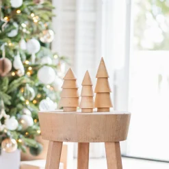 Wooden Christmas Tree With Simple Design