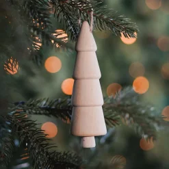 Wooden 3D Tree Ornament | Natural |12 Cm