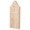 Wooden House With Iridescent Glitter