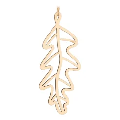 Wooden Leaf Ornament | Natural | 15 Cm