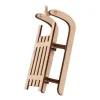 Wooden Sleigh Ornament | Natural | 10 Cm