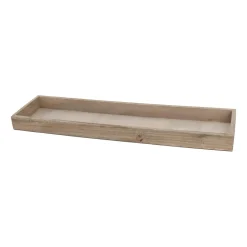 Wooden Tray | Light Grey | 57x14 Cm