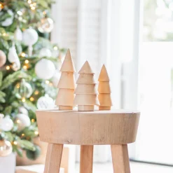 Wooden Tree In Scandinavian Style