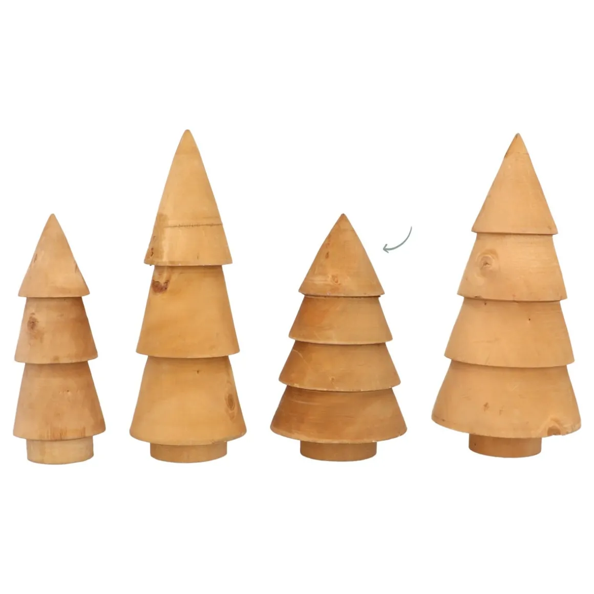 Wooden Tree In Scandinavian Style